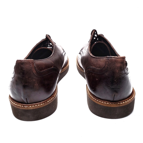 Base London Draco Derby Shoes in Brown Leather - Picture 5 of 10